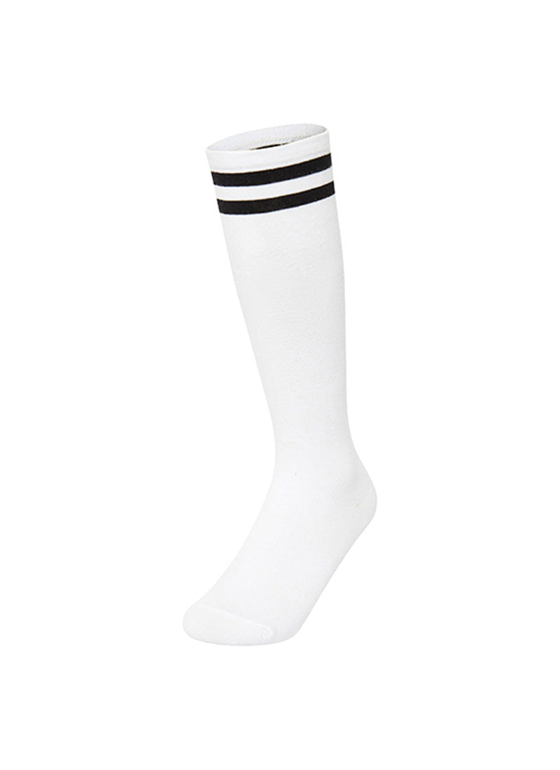 Double Lettering Knee High Socks for Women - Fashionable & Comfortable Crew Socks for Casual Wear, Sports, and Outfits