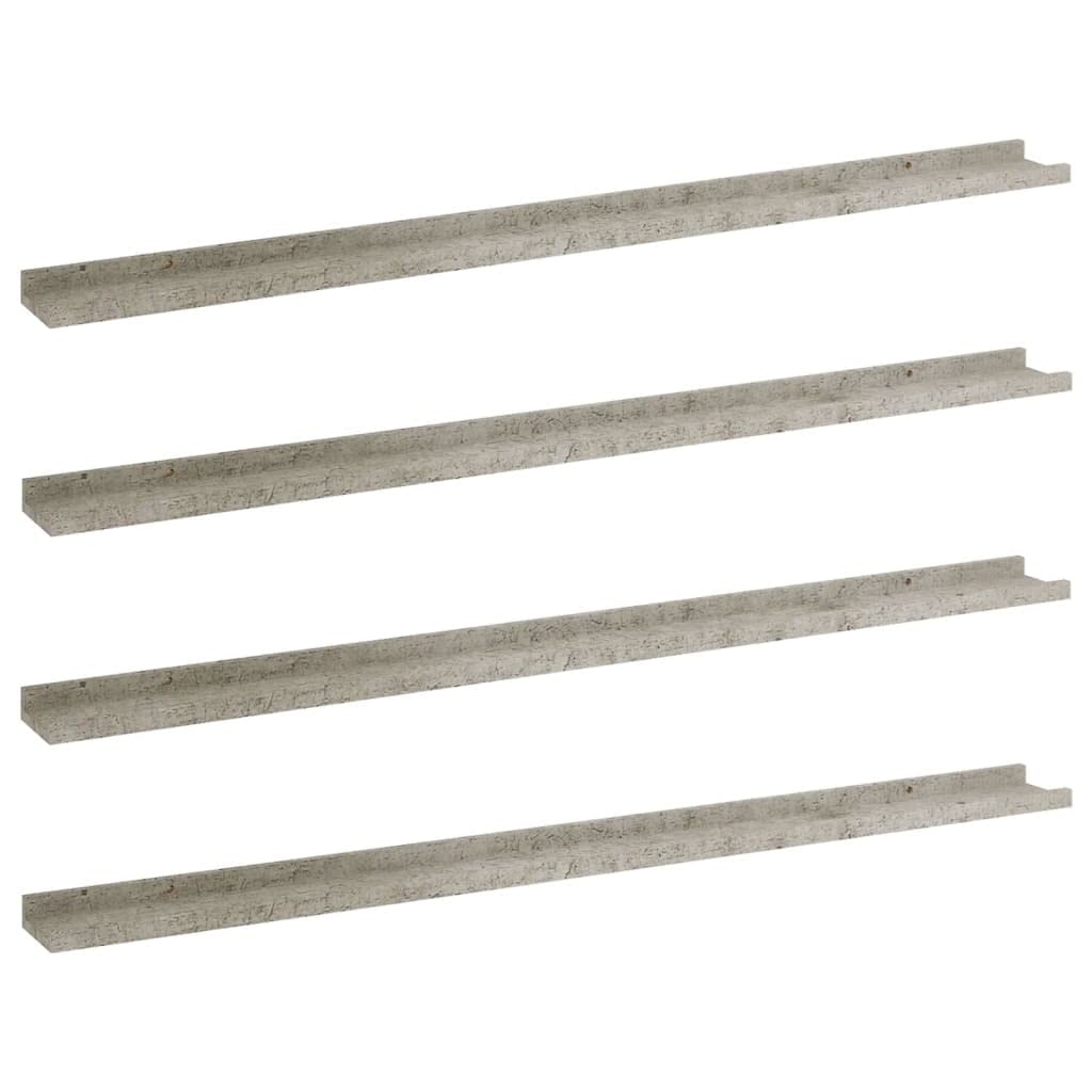 Floating Shelves for Wall - Set of 4 Wood Wall Shelves 45.3