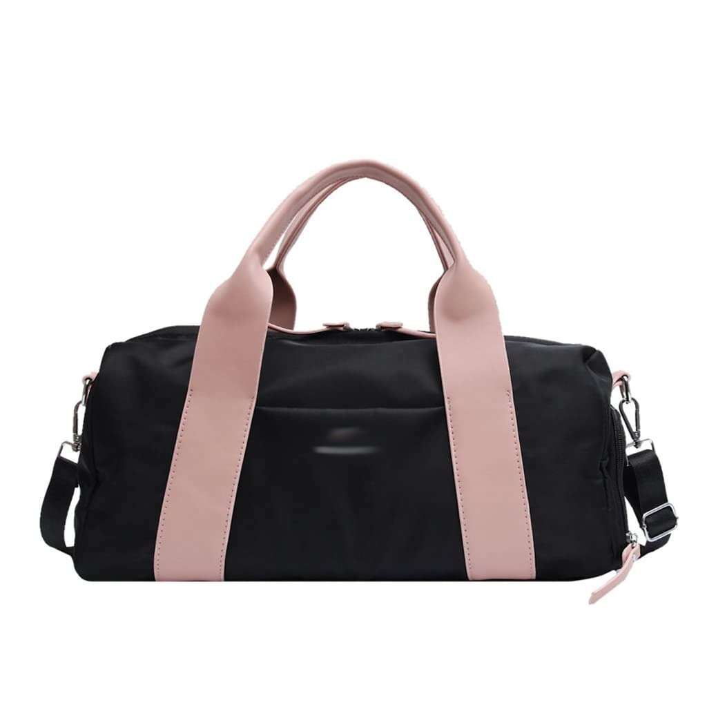 MMLLZEL Women's Sports Gym Bag - Waterproof Fitness Backpack for Swimming, Yoga, Dance & Travel with Shoe Compartment & Yoga Mat Holder (Pink) - Perfect for Gym, Pool, Workouts & Outdoor Activities