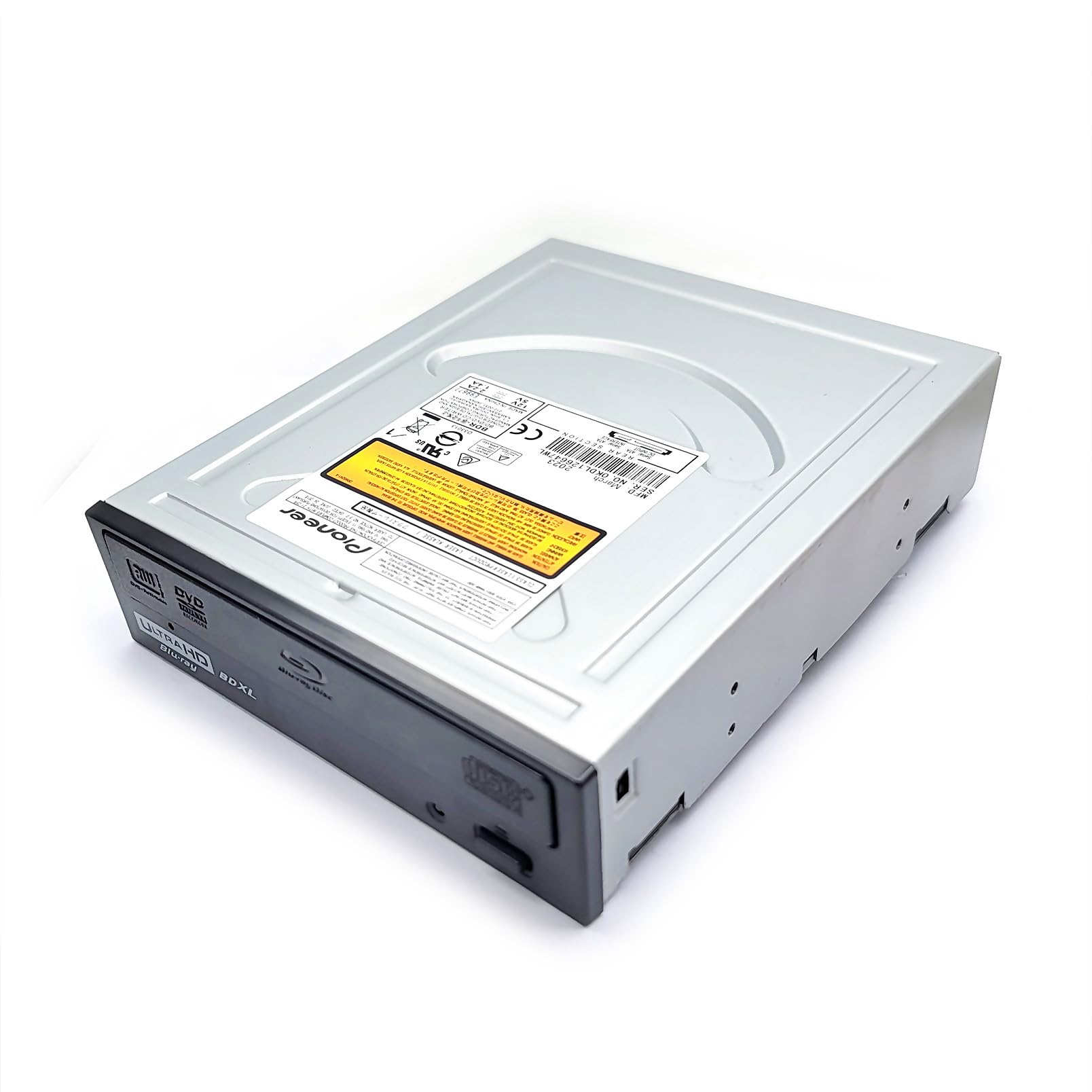Internal 4K Ultra HD 3D Blu-ray DVD Player with 16X BD-RE DL Burner - BDXL 100GB/128GB Disc Support - Compatible with Dell, HP, Acer, Lenovo, MSI Windows 10/11 Desktop PCs - Silver | Perfect for Home Theater, Media Centers & PC Gaming Setups