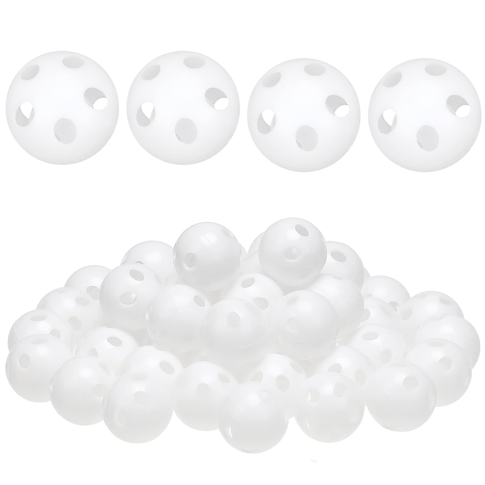 50Pcs 28mm Rattle Balls - Noise Maker Inserts for Baby Toys, Pet Puppets & Doll Repair - Rattling Sound Effects for Sensory Play, DIY Crafts and Interactive Animal Toys