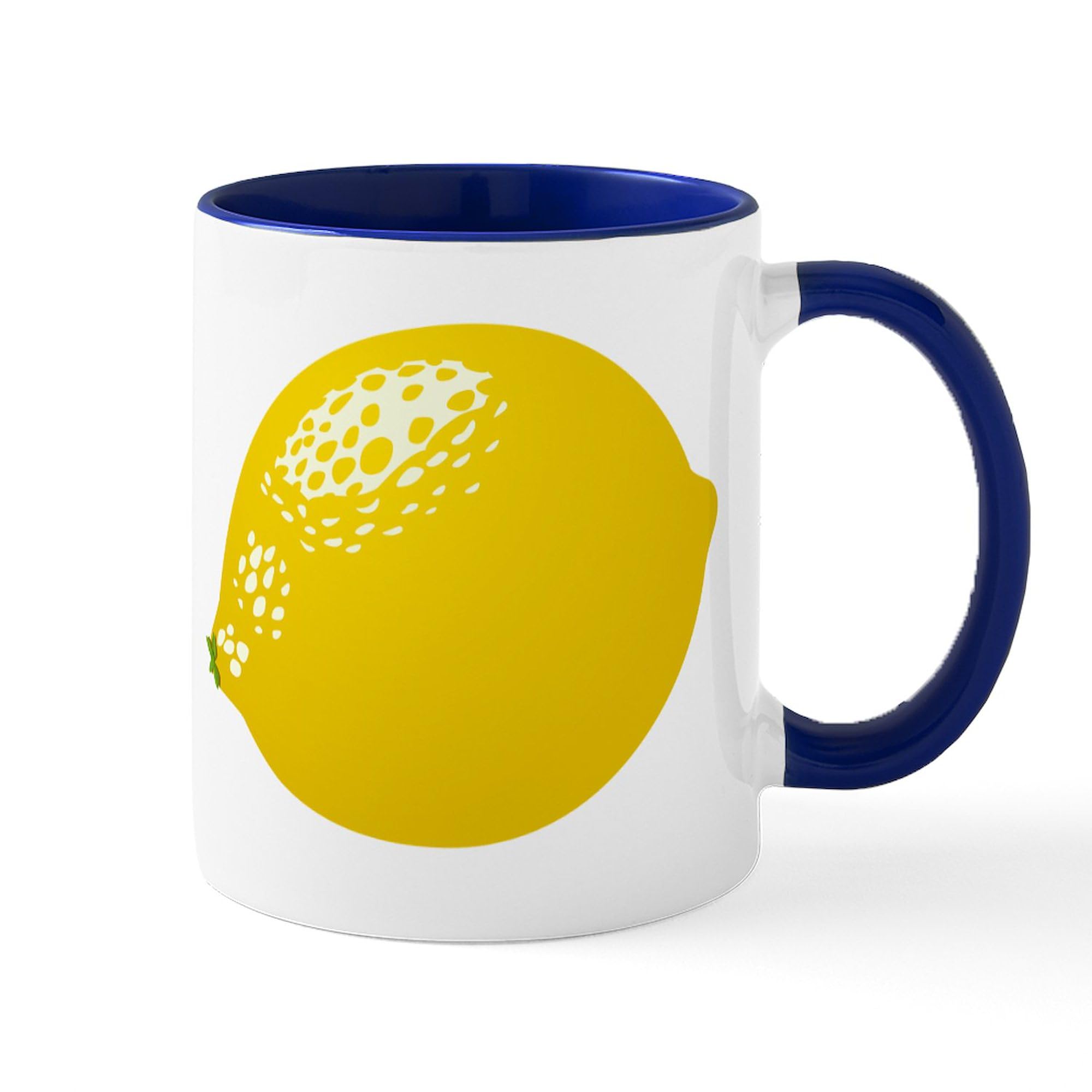 11 oz (325 ml) Lemon Ceramic Coffee Mug - Perfect for Tea, Hot Cocoa & Office Use - Funny & Unique Gift Idea