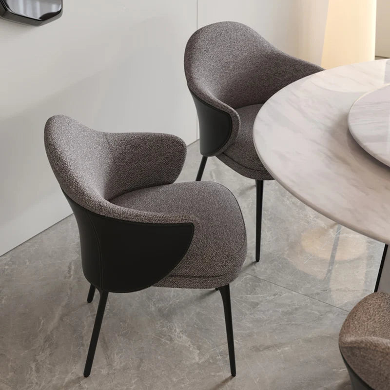 Luxury Designer Dining Chair - Modern Upholstered Accent Chair for Dining Room, Kitchen & Home Decor - Elegant Comfortable Seating for Restaurants & Events