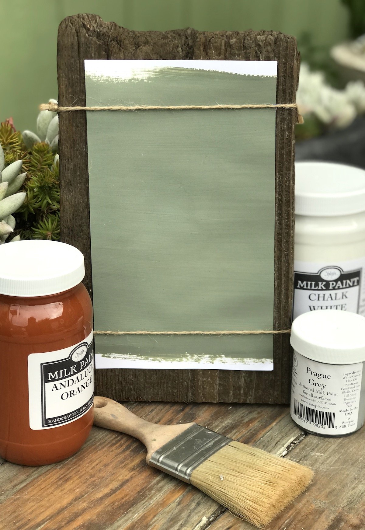 Sinopia All-Natural Artisanal Milk Paint - Verona Green (1 Gallon) | Eco-Friendly Matte Finish for Furniture, Cabinets & Home Decor | Perfect for DIY Projects & Vintage Restoration