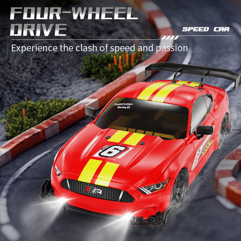 KFPLAN KF28 1/16 Scale 4WD Remote Control Drift Car - High Speed RC Racing Car with Durable PVC Shell & 800mAh Rechargeable Battery - Perfect for Indoor/Outdoor Drifting, Racing, and RC Car Enthusiasts