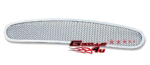 APS Compatible with Mazda MX-5 2006-2008 Lower Bumper Stainless Steel Chrome Mesh Front Grille Insert M76228T - Upgrade Your Car's Style & Protection for Road Trips & Daily Driving