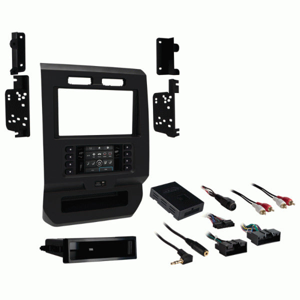 Metra 99-5834CH DIN/Double DIN Radio Dash Kit for 2015-2020 Ford F-150 F-250 F-350 | Car Stereo Installation Upgrade | Perfect for Truck Audio System Replacement & Customization