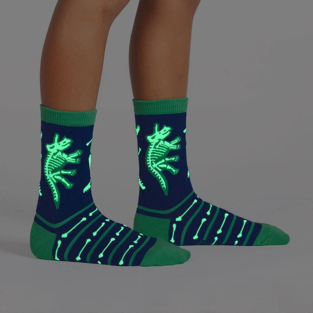 Fun Arch eology Crew Socks 3-Pack for Kids & Youth - Durable Cotton Socks for School, Sports & Daily Wear