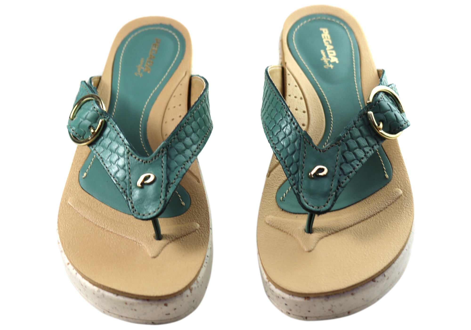 Pegada Explora Women's Comfort Leather Thong Sandals - Made in Brazil - Perfect for Beach, Vacation & Summer Outfits