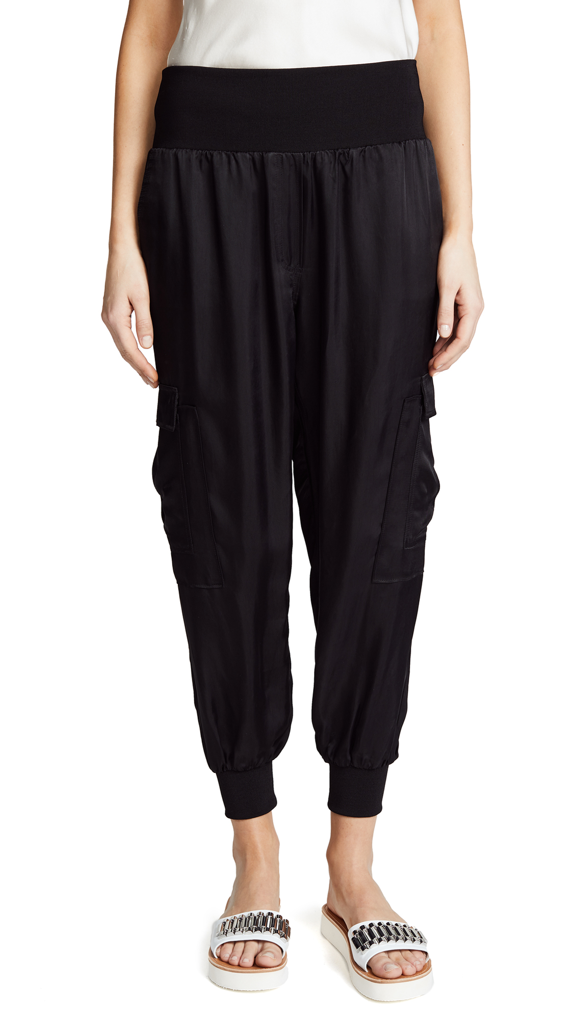 Cinq a Sept Women's Tous Les Jours Giles Pants - High Waisted Slim Fit Dress Pants for Work, Office & Business Casual Outfits