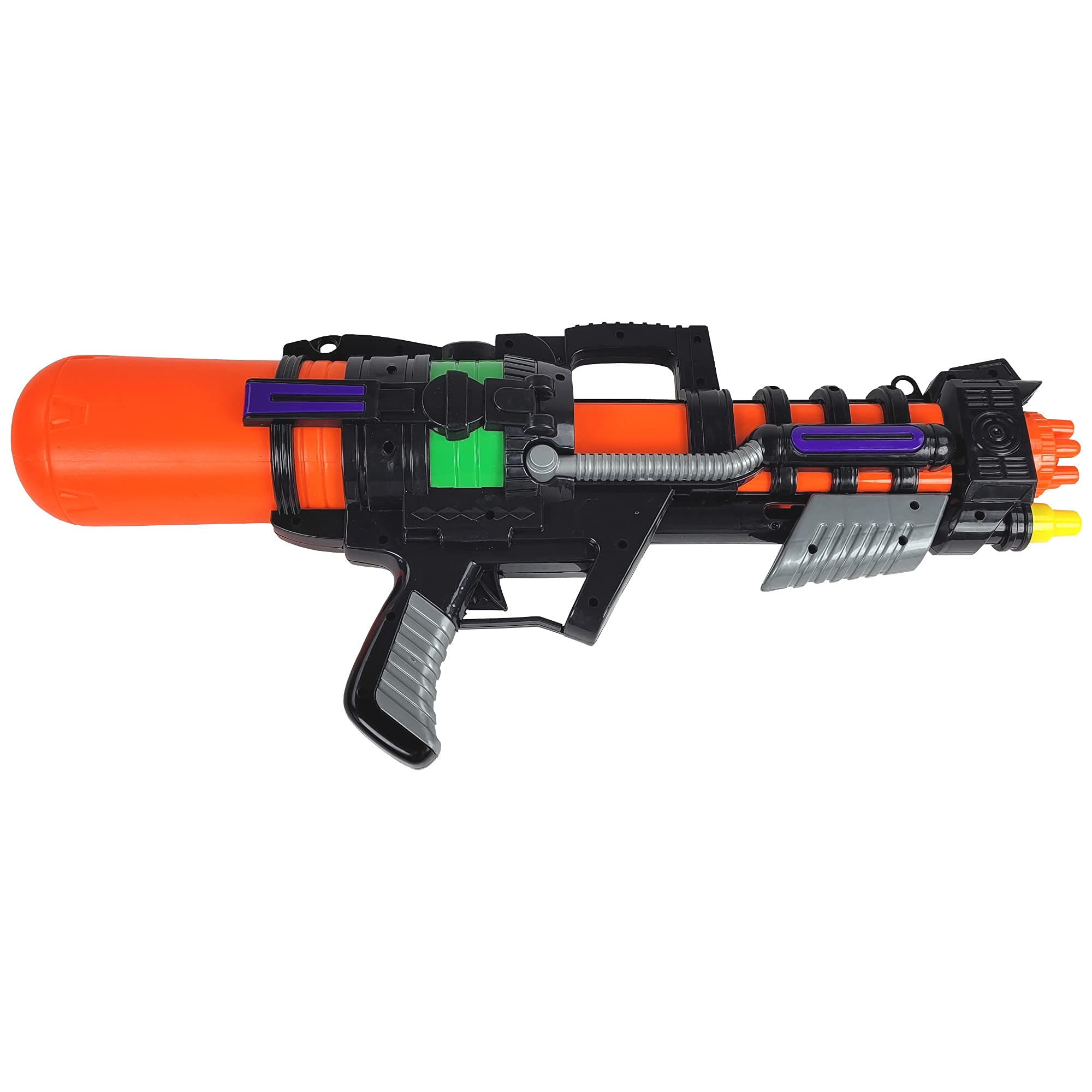 Large Water Guns for Kids & Adults - Super Soaker Blaster with High Capacity & Long Range - Outdoor Summer Water Toy for Pool, Garden Battles & Beach Parties (Black)