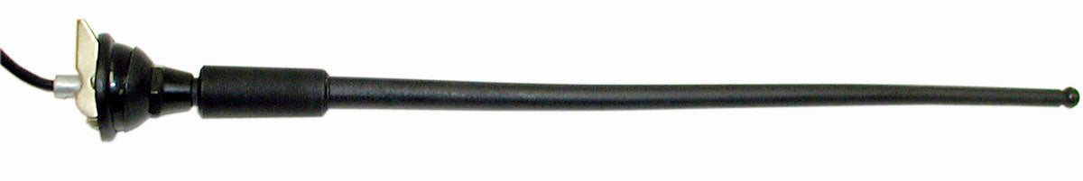 Universal Rubber Mast Antenna - Black Top Mount for Trucks, Boats & RVs - Heavy Duty 95010-1 Model - Perfect for Off-Roading, Marine & Outdoor Adventures
