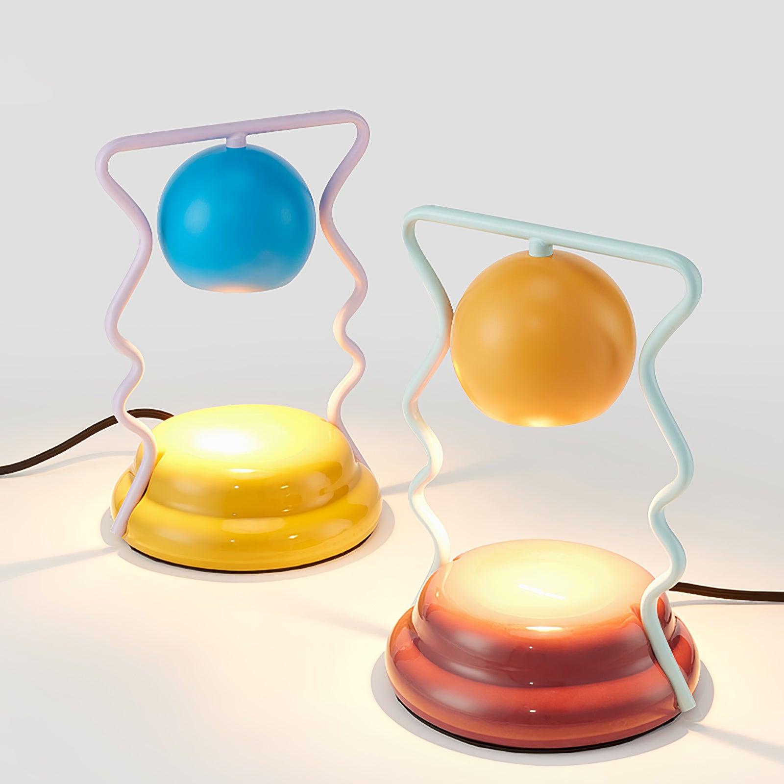 Squiggle Bright Table Lamp - Modern LED Desk Light for Home Office, Bedroom & Study - Perfect for Reading, Working & Decor