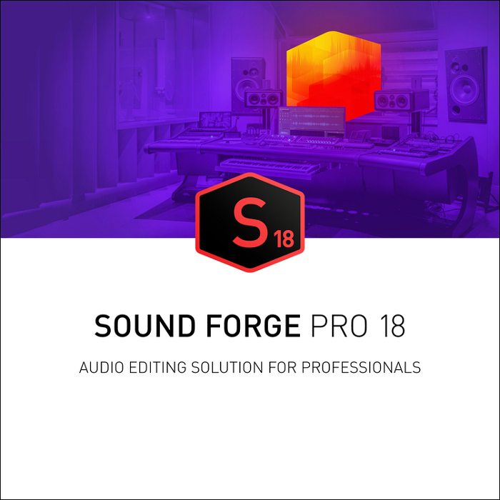 MAGIX SOUND FORGE Pro 18 Audio Editing Software (Digital Download) - Professional Music Production & Podcast Editing for Windows