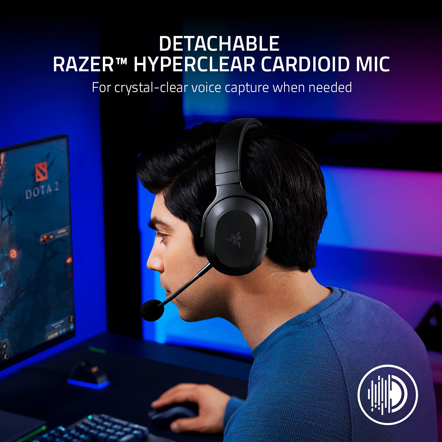 Razer Barracuda X Wireless Gaming Headset - Multi-Platform USB-C Headphones for PC, PS5, Switch & Mobile | Lightweight 250g Ergonomic Design, 40mm Drivers, 20H Battery Life (Black) - Perfect for Gaming, Streaming & Remote Work