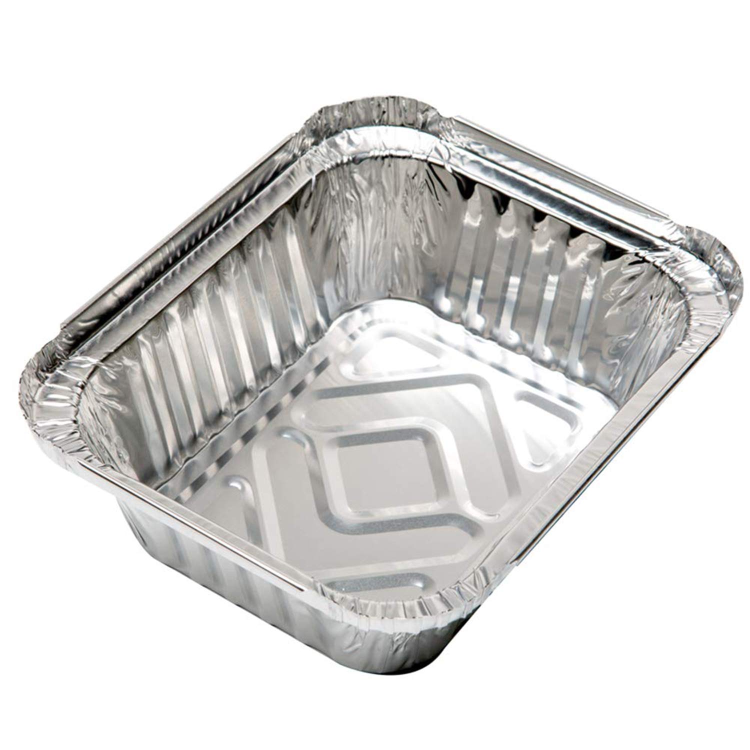 Tiger Chef Aluminum Foil Pans - 40 Pack Disposable Freezer-to-Oven Safe Containers with Dome Lids (1 Lb Capacity) for Takeout, Baking, Cooking, Food Storage & Freezing | Perfect for Meal Prep, Party Serving & Leftovers
