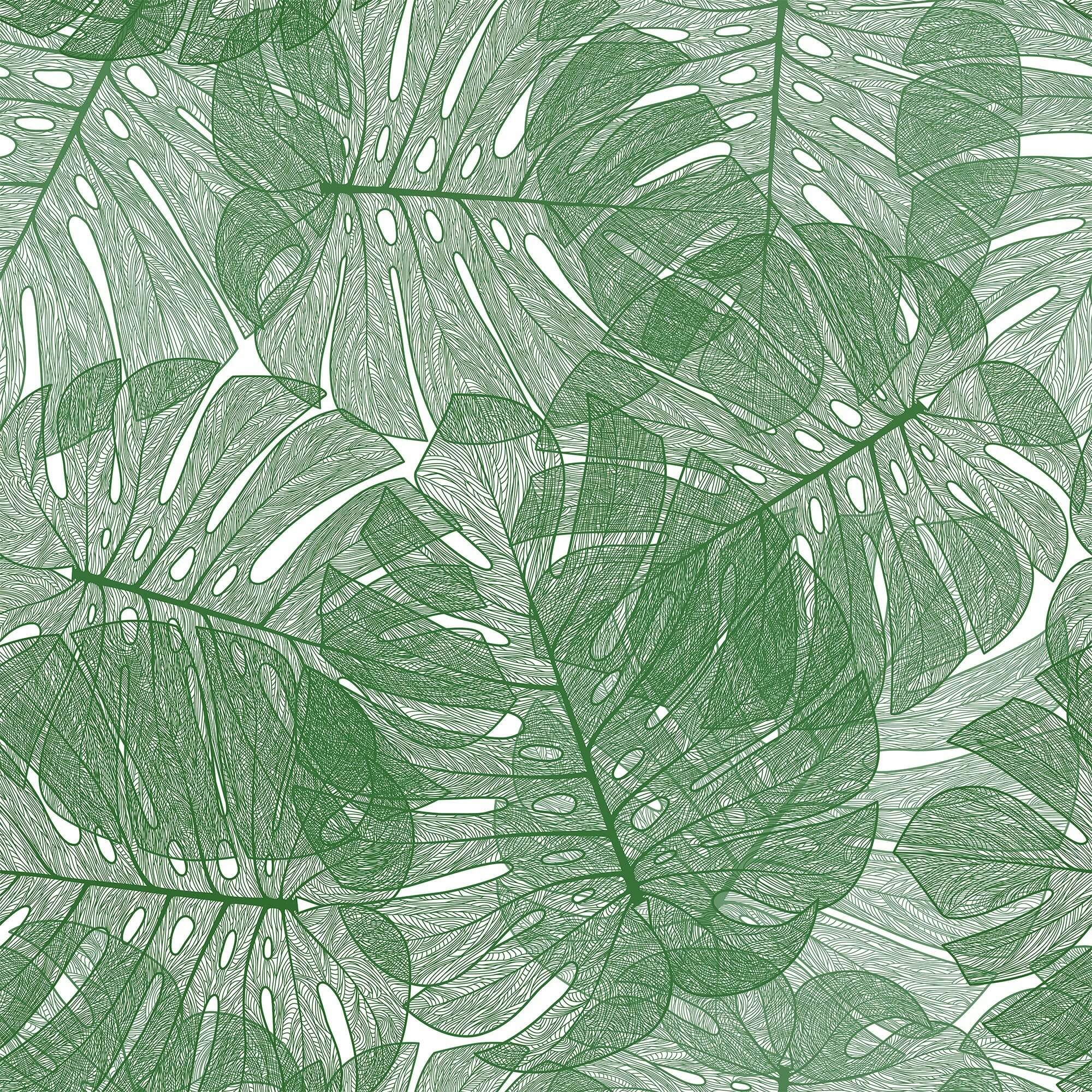 White and Green Botanical Floral Peel and Stick Removable Wallpaper 9929 - Self-Adhesive Decorative Wall Covering for Bedroom, Living Room, Nursery & Home Decor