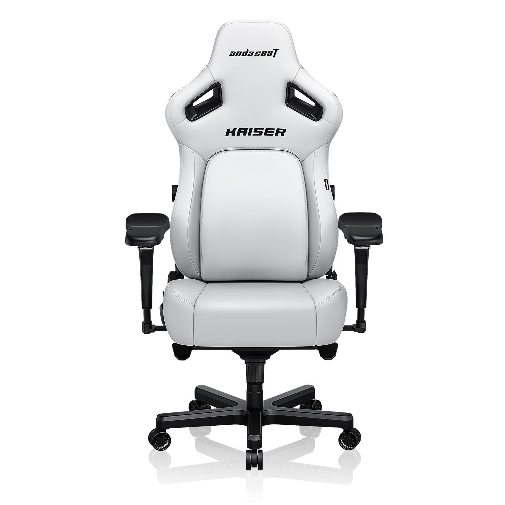 Anda Seat Kaiser 4 Series XL Premium Ergonomic Gaming Chair - Cloudy White - Comfortable Office & Racing Style Computer Chair for Gamers & Professionals