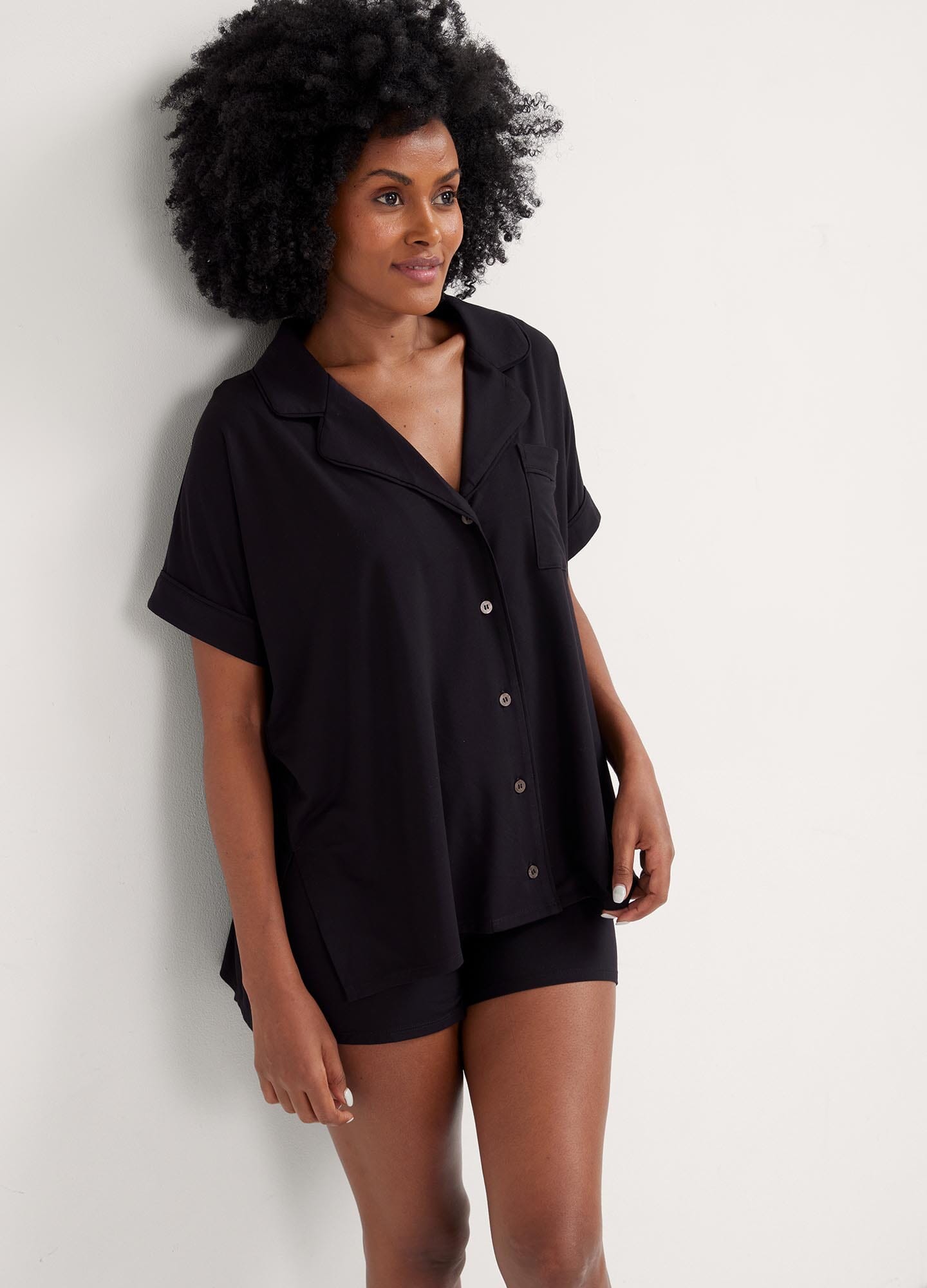 Ultra Soft Jersey Short Pajama Set for Women - Comfortable Sleepwear for Summer Nights & Lounge Wear at Home