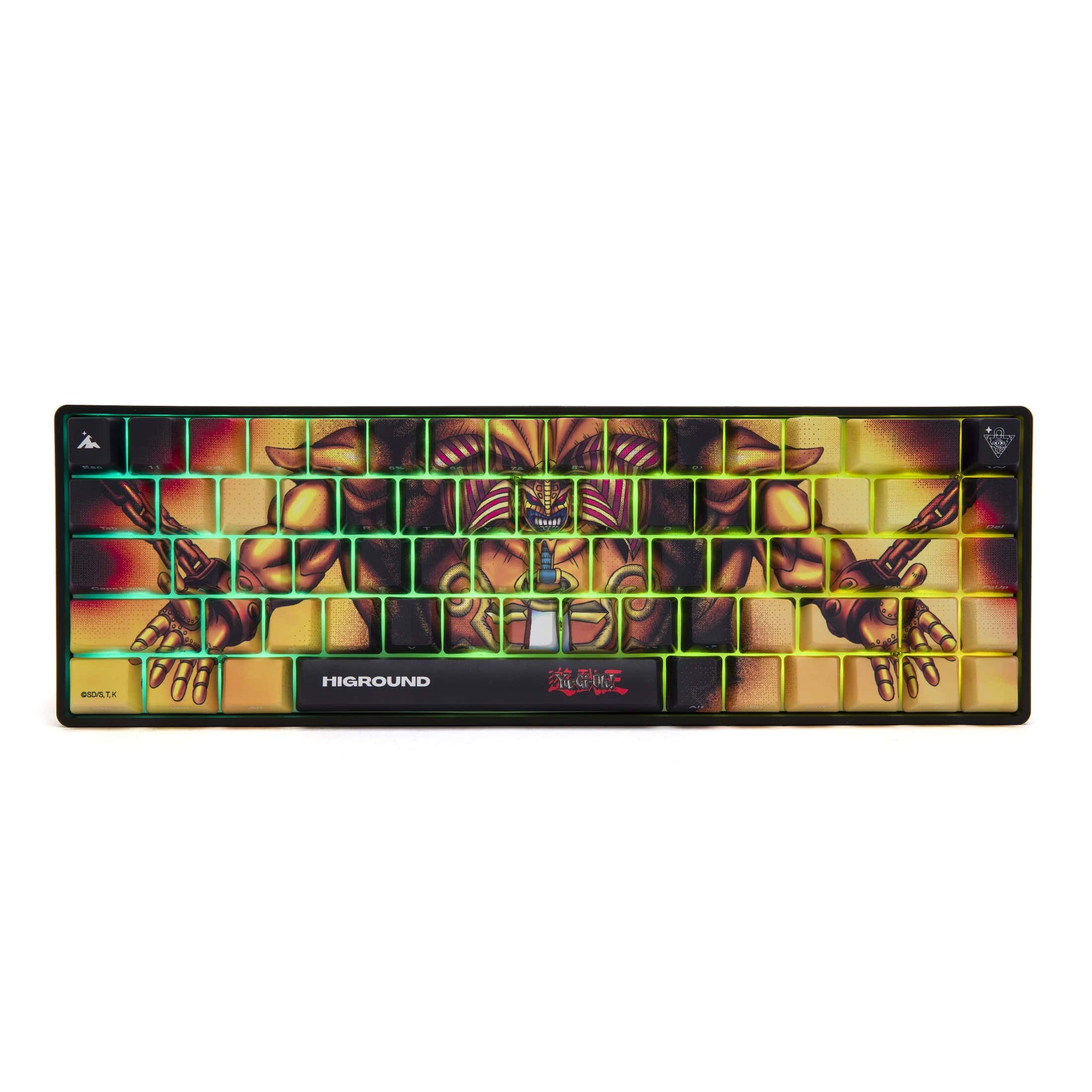 YGO x HG 68 Keycaps Set - Exodia The Forbidden One Theme Mechanical Keyboard Keycaps for Gaming & Typing | Perfect for Anime Fans & Yu-Gi-Oh! Collectors