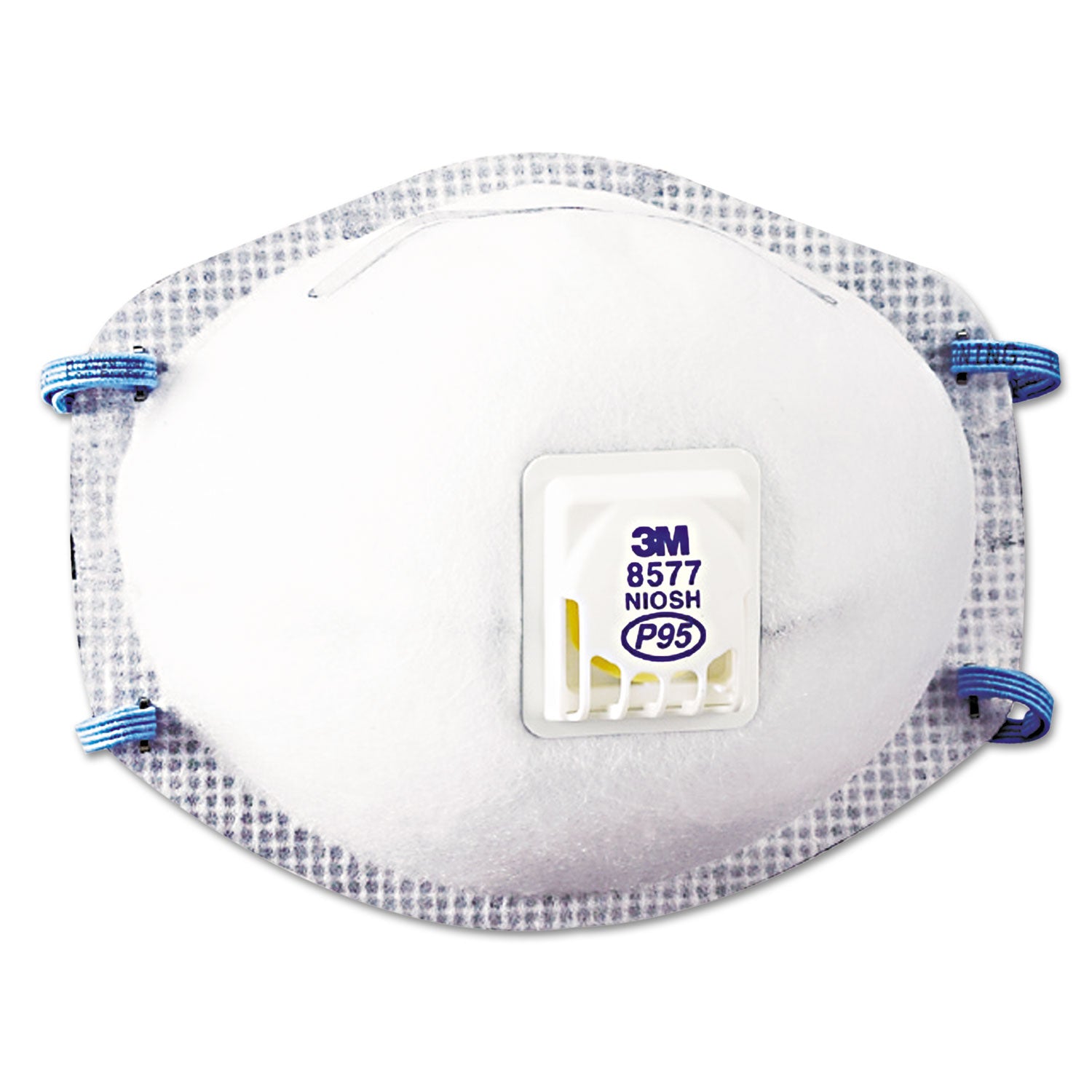3M™ Particulate Respirator 8577 P95 Dust Mask - NIOSH Approved, One Size Fits Most, 10-Pack Box - Ideal for Woodworking, Construction & DIY Projects