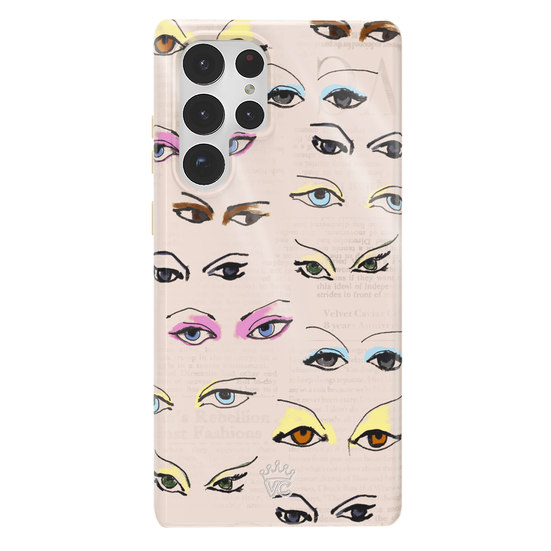Samsung Galaxy Phone Case with Siren Eyes Design - Trendy Protective Cover for Everyday Use & Fashion Statement