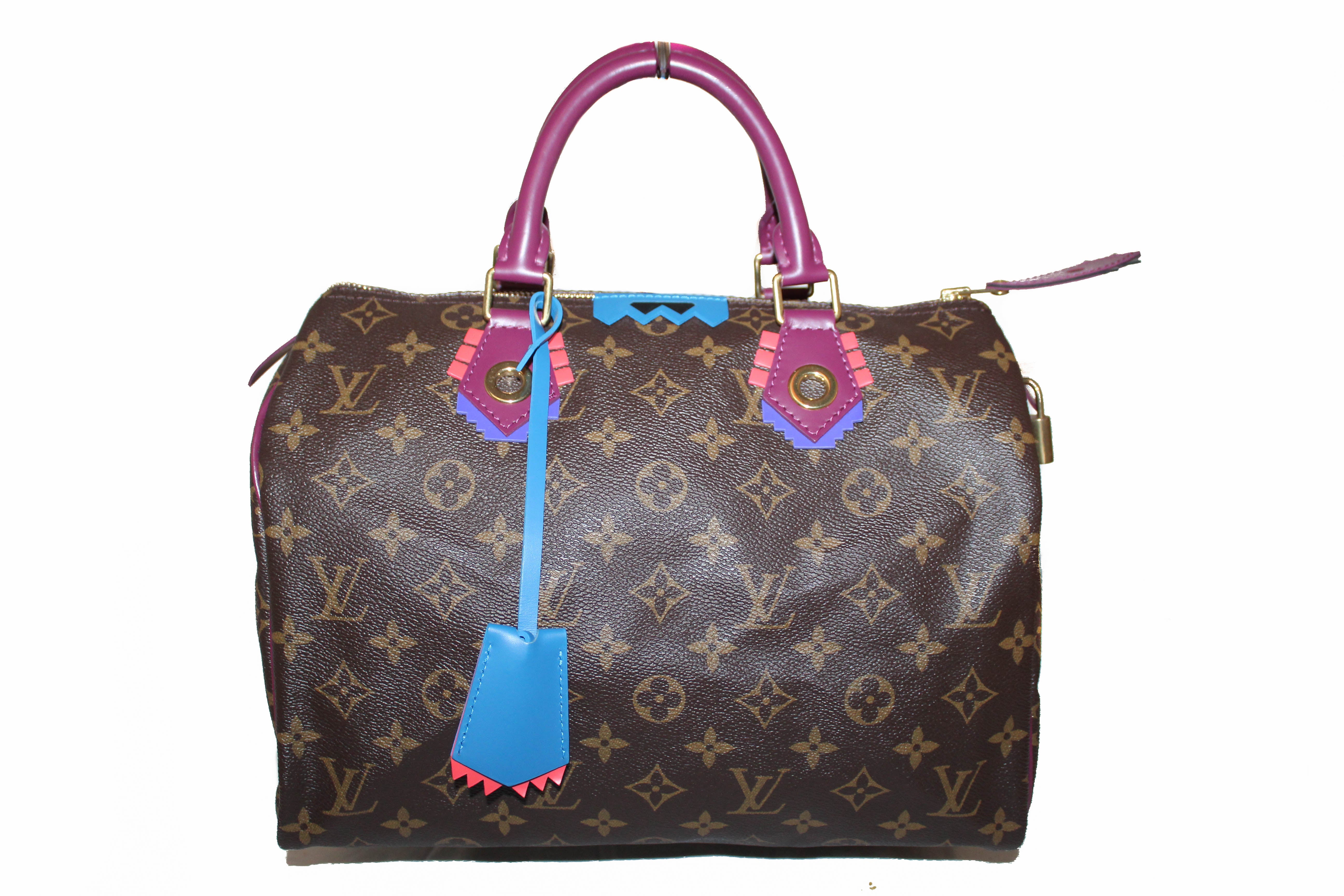 Authentic Louis Vuitton Limited Edition Totem Monogram Speedy 30 Handbag - Luxury Designer Shoulder Bag for Women, Perfect for Travel, Work & Special Occasions