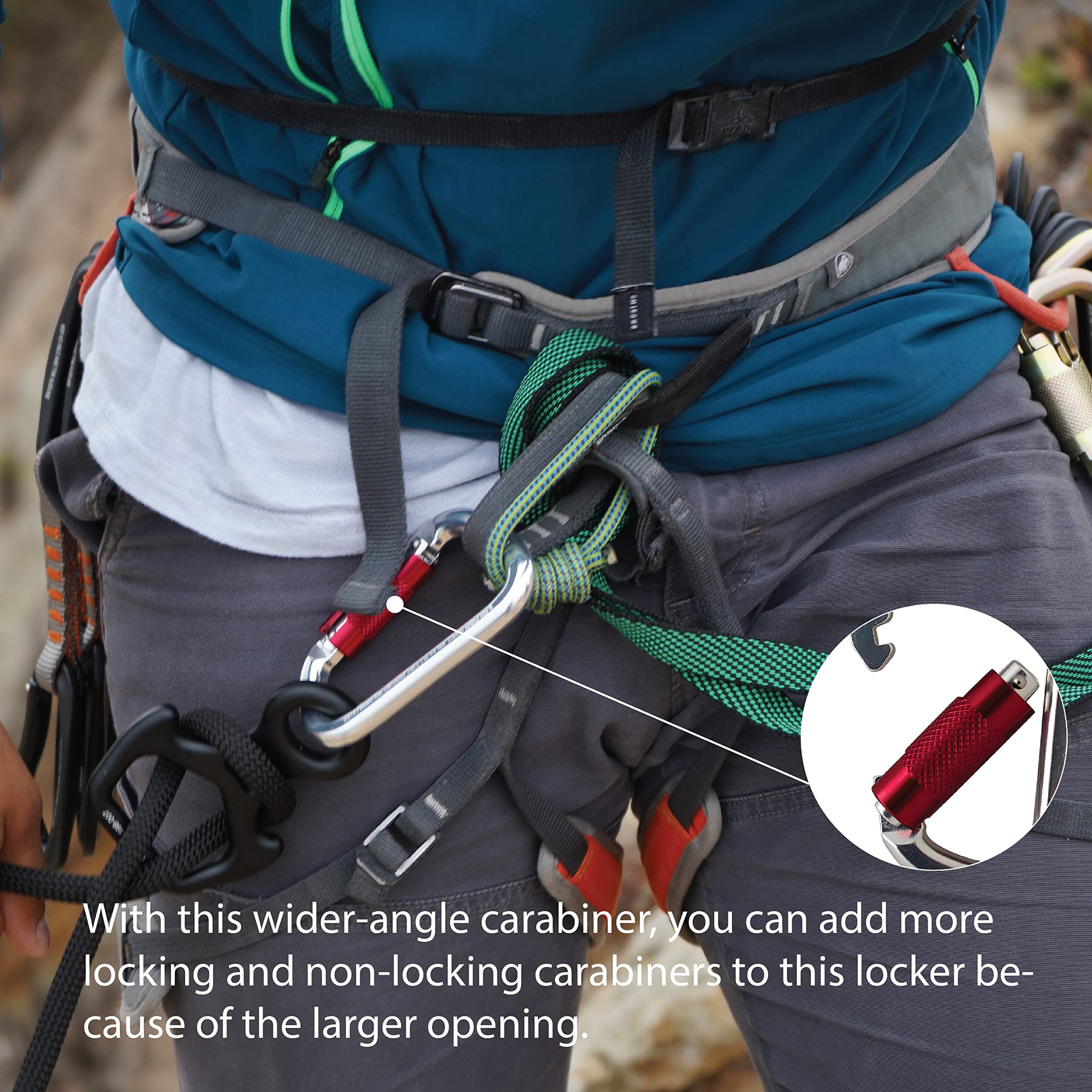 Fusion Climb Swift Lock Auto Locking Aluminum Carabiner - Lightweight & Durable Carabiner for Rock Climbing, Hiking, Camping, Hammocks, Gym, Keychains, Dog Leash & Outdoor Gear - Perfect for High-Altitude Work, Adventure Sports & Everyday Carry
