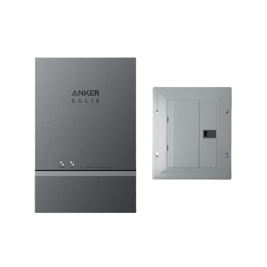 Anker SOLIX Home Power Panel with Subpanel Kit - Reliable Solar Energy Backup System for Home & Off-Grid Living | Emergency Power Supply for Storms & Outages