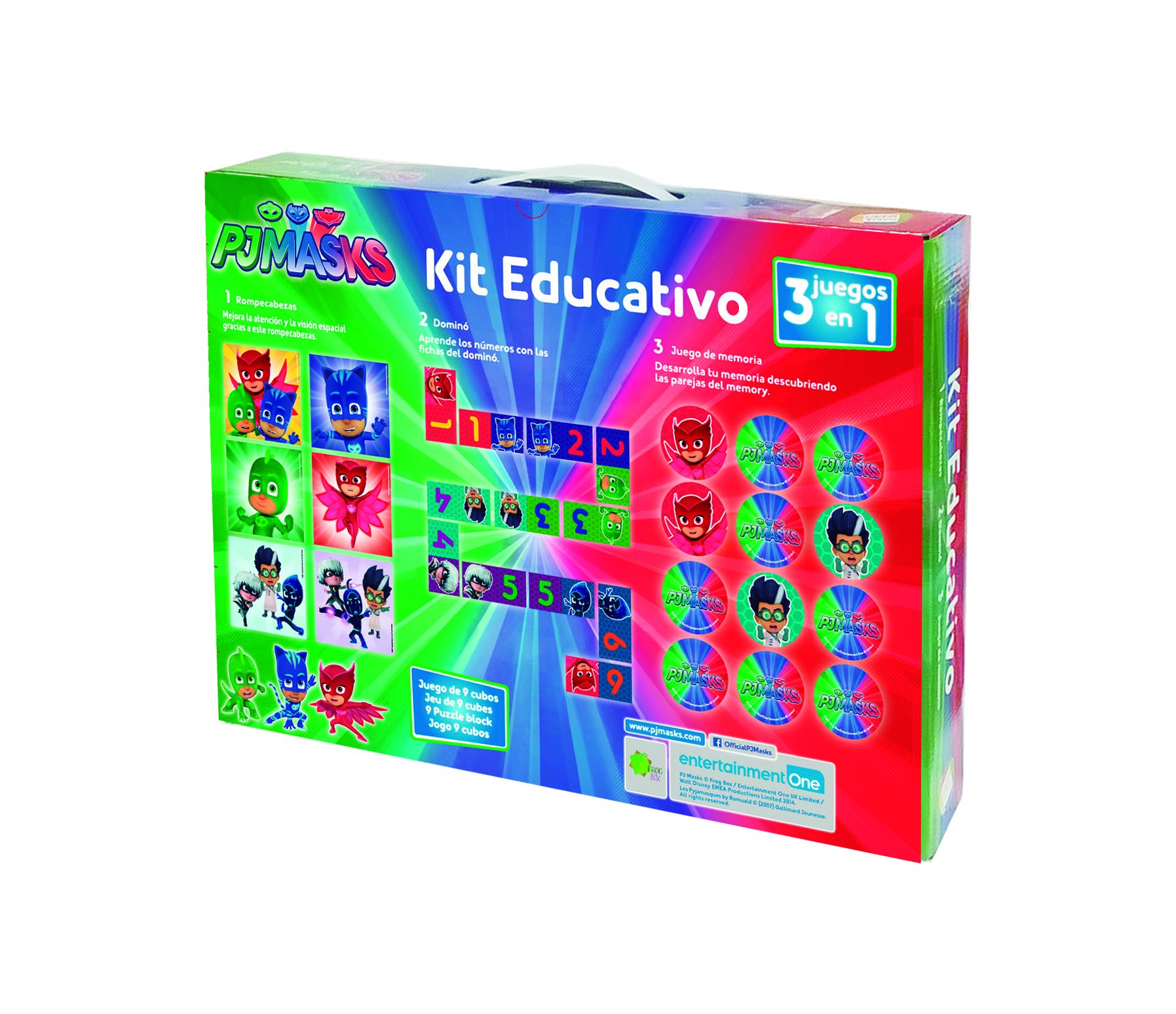 PJ Masks Educational Toy Kit - CEFA Toys 88248 | Superhero Learning Games for Kids | Perfect for Birthday Gifts & Pretend Play