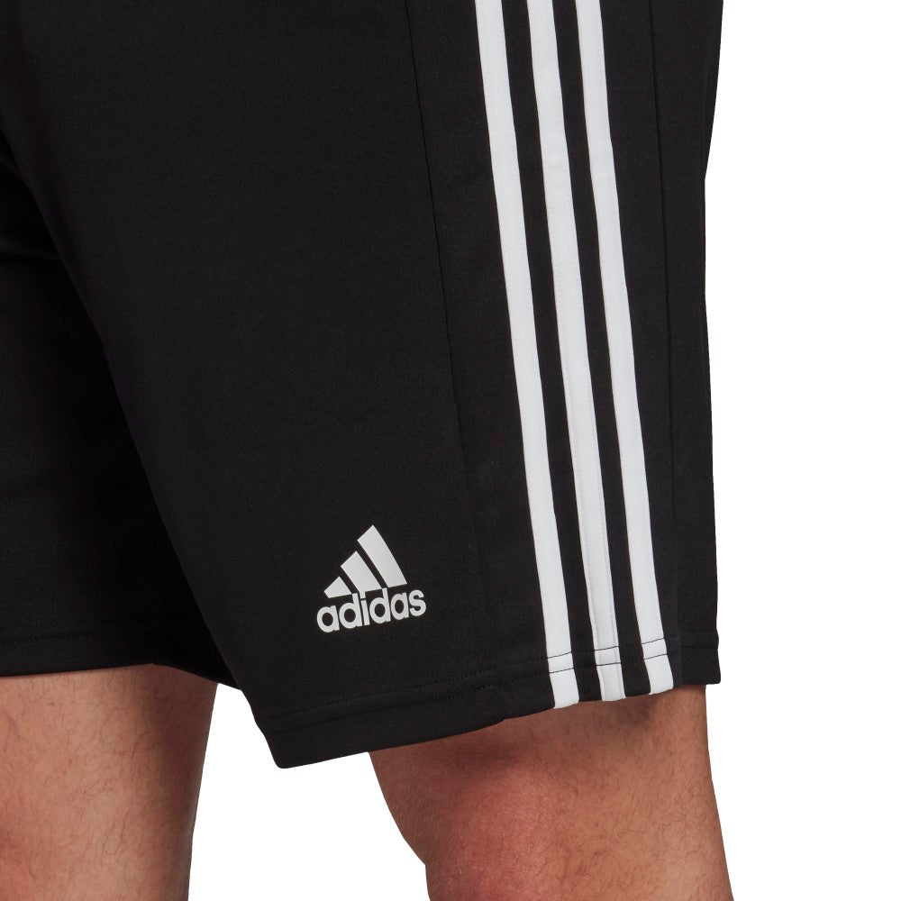 Adidas Youth Squadra 21 Athletic Shorts - Black/White - Breathable Comfort for Sports & Casual Wear - Perfect for Soccer, Running, and Gym Workouts
