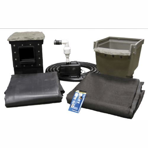 EasyPro MINI Pond Kit - Complete Water Garden Set for 8' x 11' Outdoor Ponds | Perfect for Backyard Landscaping, Koi Fish Habitat & Garden Water Features