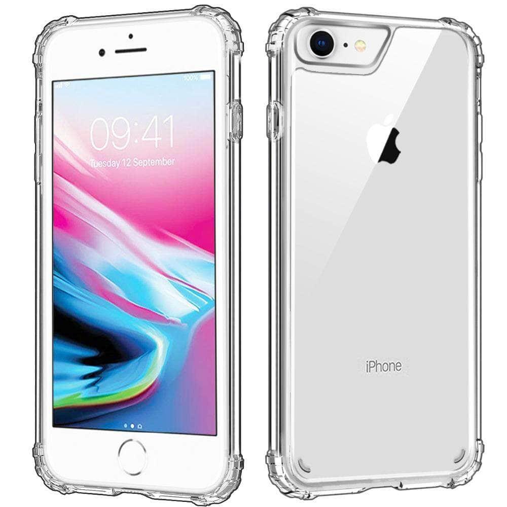 Shockproof Ultra Thin Clear TPU Case for iPhone SE 2020 - Slim Protective Cover for Everyday Use, Travel & Outdoor Activities