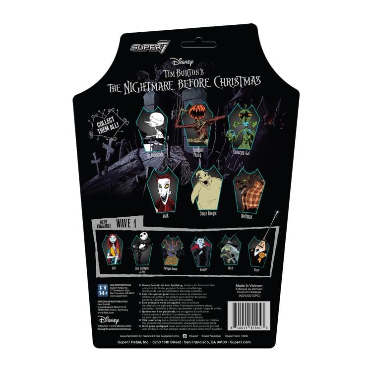 The Nightmare Before Christmas Oogie Boogie Action Figure - Collectible Toy for Halloween & Christmas Decor, Disney Movie Merchandise Gift for Fans