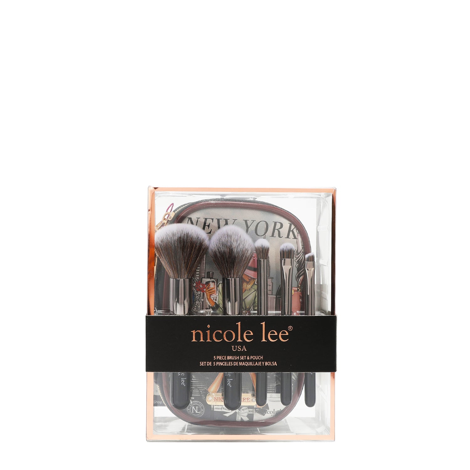 Premium Makeup Brush Set with Travel Pouch - 12 Piece Professional Cosmetic Brushes for Foundation, Blending, Eyeshadow & More - Perfect for Home & Travel Makeup Kit