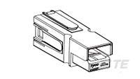 TE Connectivity 1-1445715-0 75A HSG SUBASY RED Connector (25-Pack) - Ideal for Industrial Automation and Electrical Wiring Applications