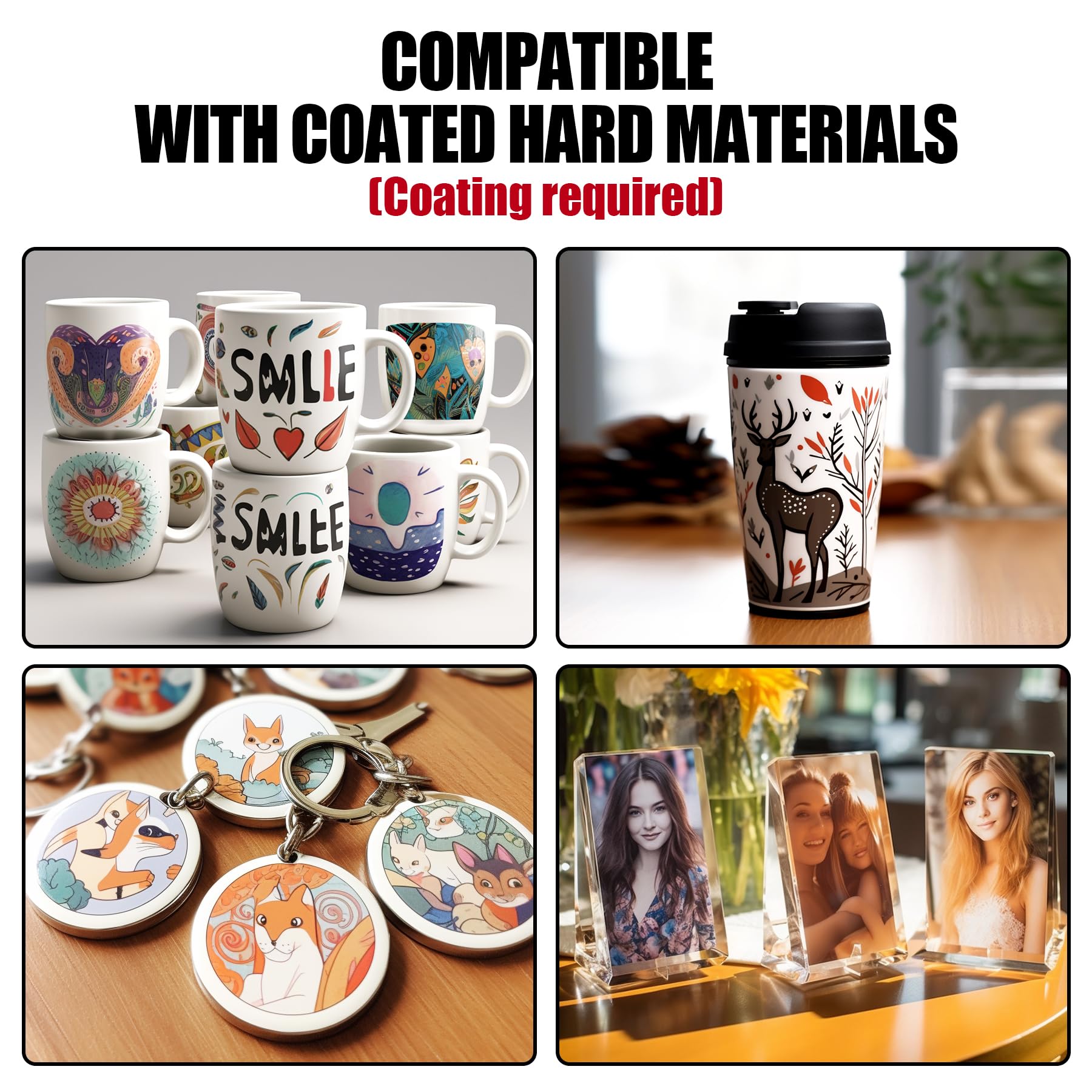 Premium Sublimation Paper 8.5x11 Inch - 50 Sheets High-Quality Transfer Paper for Sublimation Printers & Ink - Perfect for T-Shirts, Mugs, Tumblers, Phone Cases & DIY Crafts - Great for Home Business, Personalized Gifts & Custom Apparel Projects