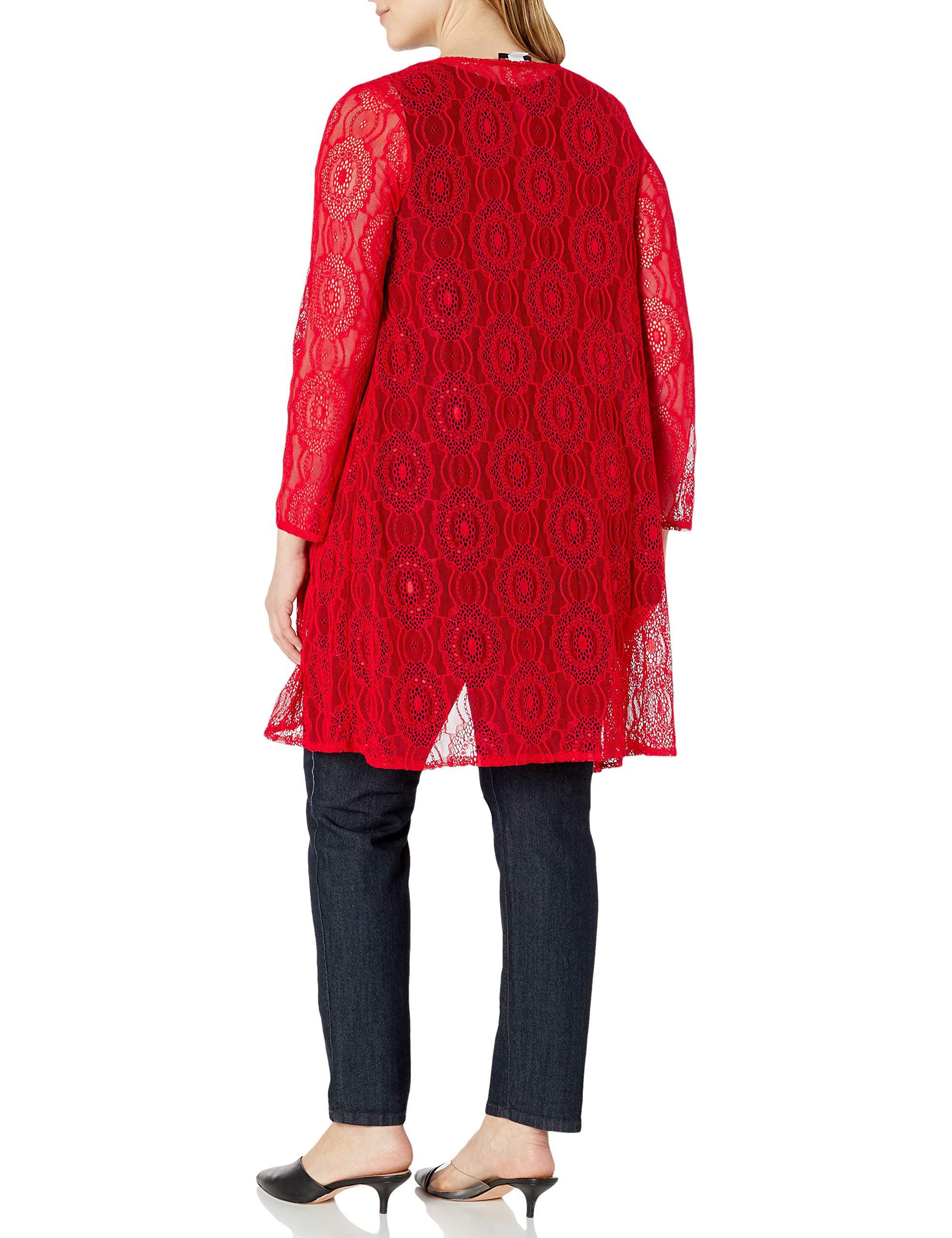 Star Vixen Women's Long Sleeve Open Front Cardigan Sweater - Lightweight Knit Wrap Cover Up for Fall & Winter - Perfect for Office, Date Night and Casual Outfits