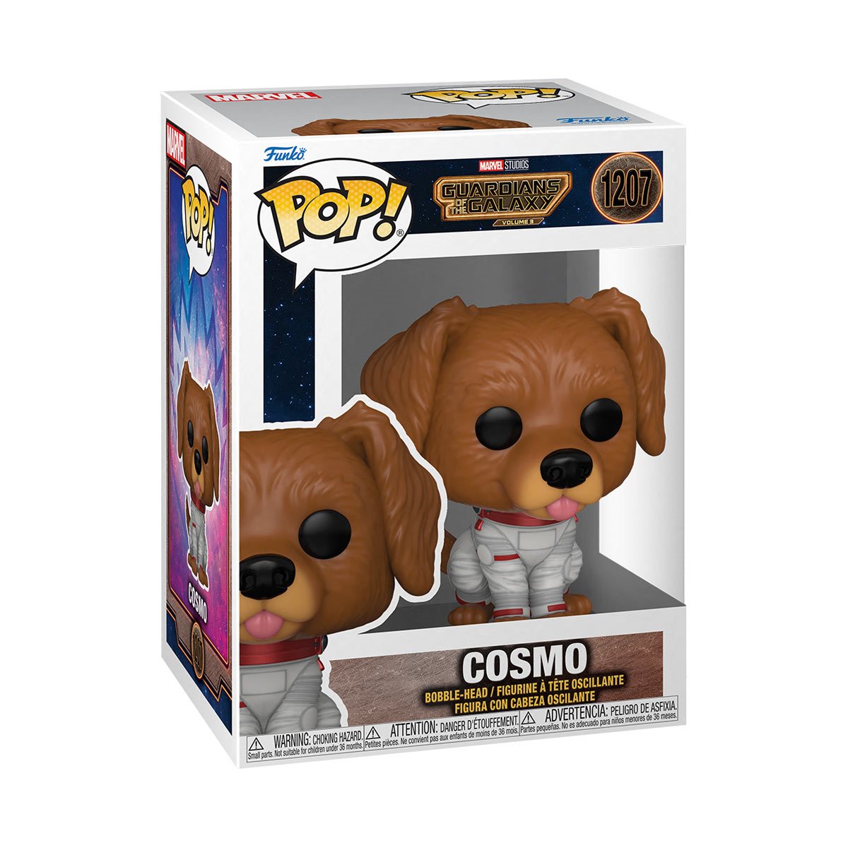 Marvel Guardians of the Galaxy Vol 3 Cosmo Plush Toy - Official Movie Merchandise for Kids & Collectors - Perfect for Gifts, Bedroom Decor, and Marvel Fan Collections