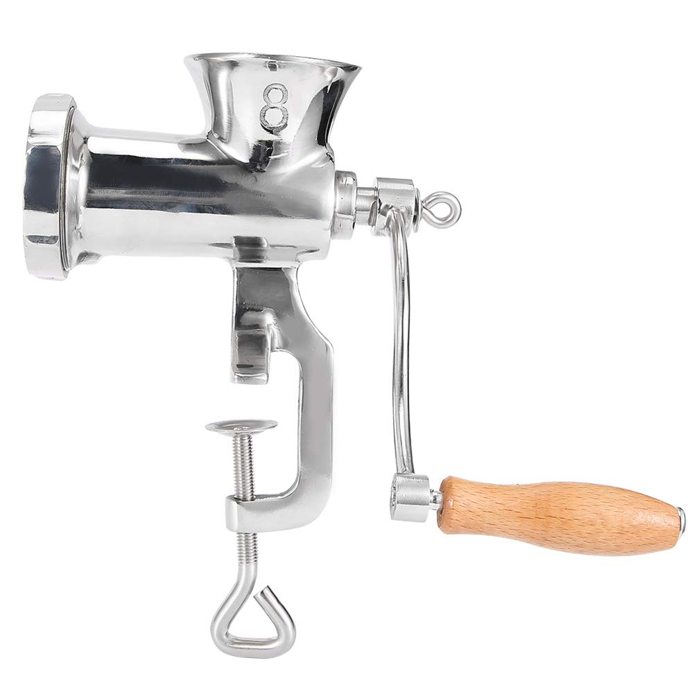 Effort-Saving Manual Meat Grinder - Durable Kitchen Tool for Home Use, Perfect for Making Sausages, Burgers, and Meatballs
