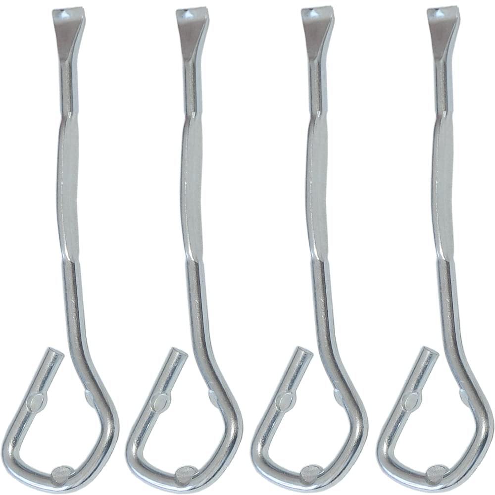 4-Pack Metal Paint Can Opener - Heavy Duty Bottle Lid Remover Tool for Artists & DIY Projects - Perfect for Oil Paint, Varnish & Stain Cans