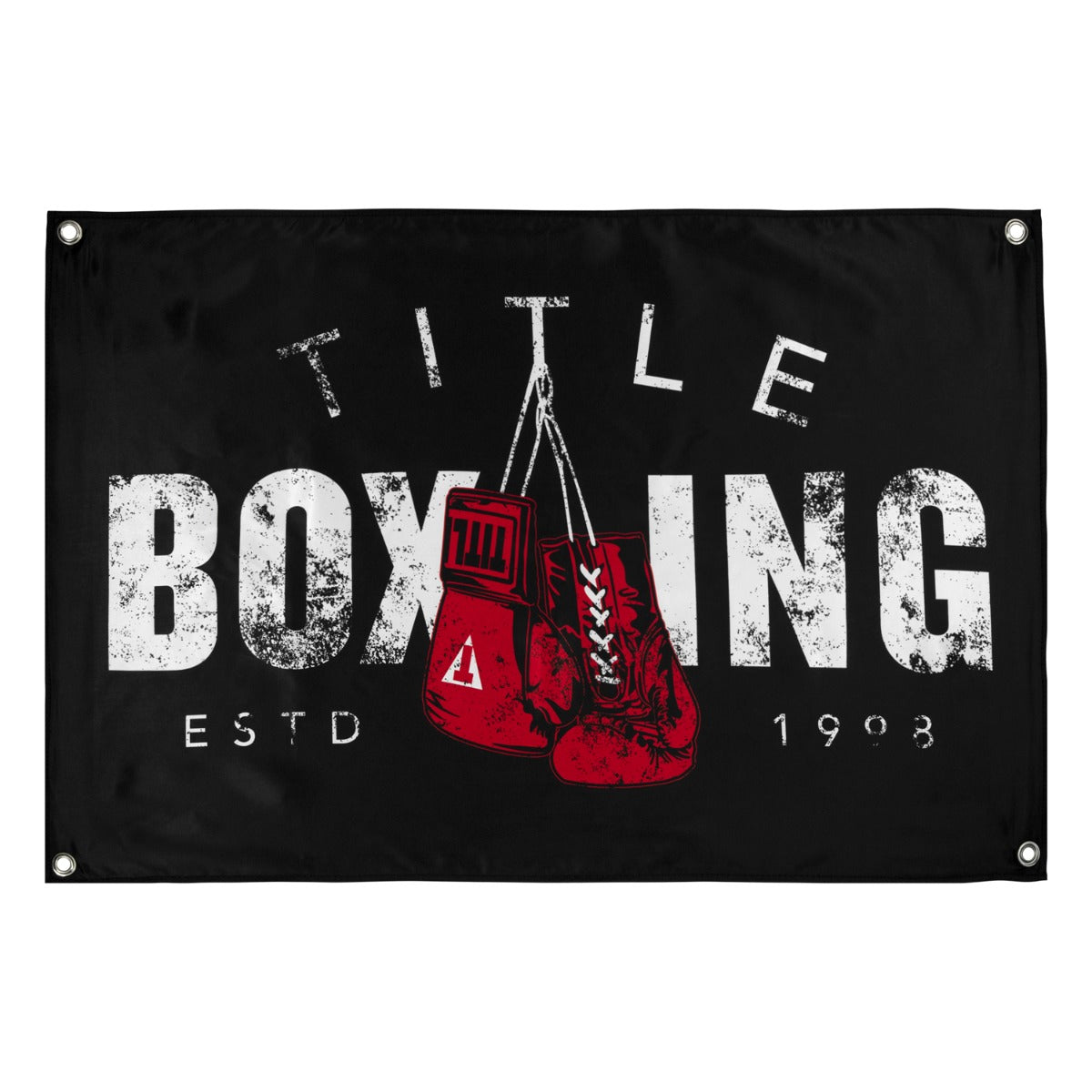 TITLE Boxing Hanging Glove Banner - Premium Punching Bag Accessory for Gym & Home Training | Perfect for Boxing, MMA, and Fitness Workouts