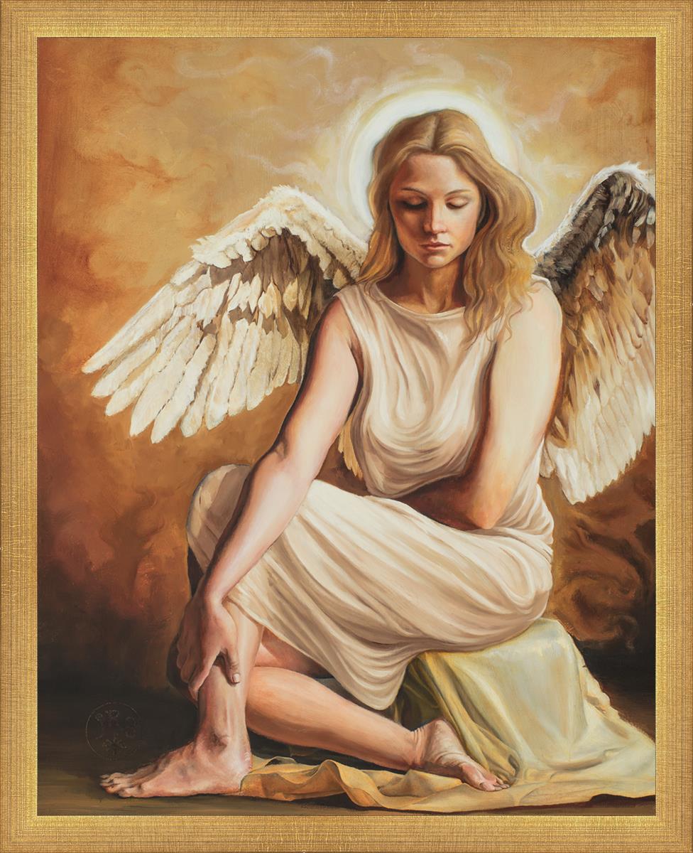 Angel of Redemption - Gothic Home Decor Statue for Living Room, Bedroom & Garden | Unique Spiritual Gift for Christmas & Housewarming