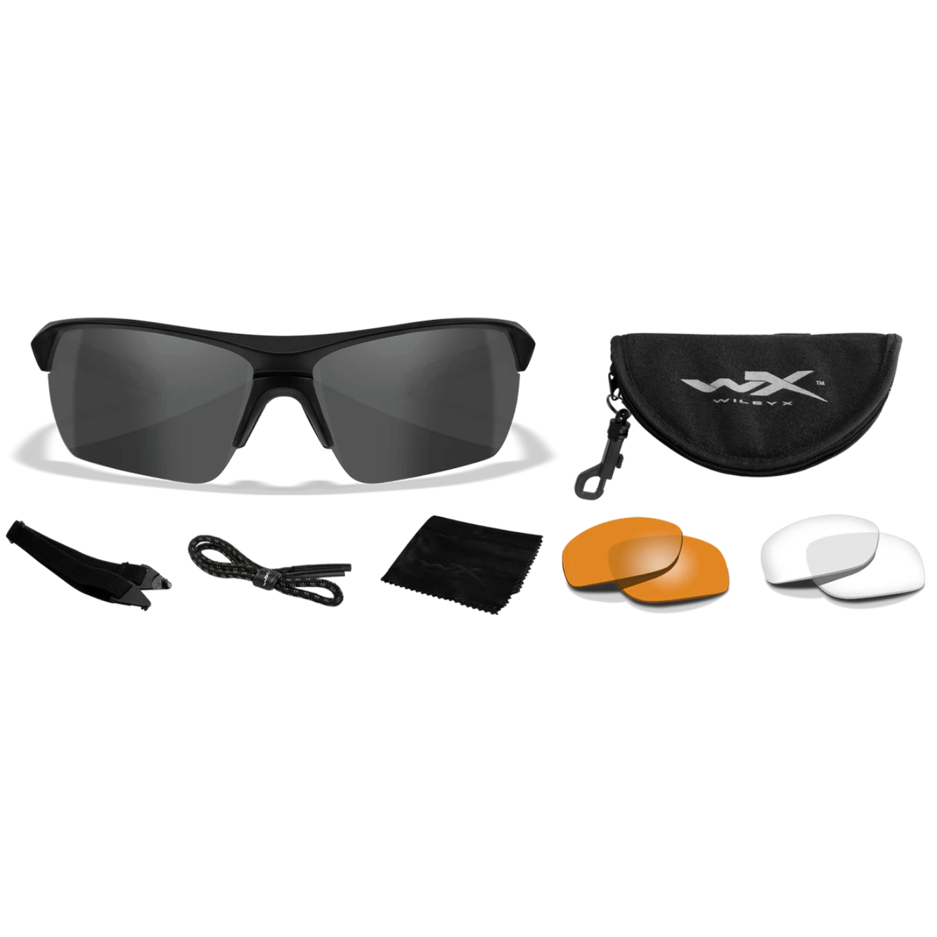WileyX Guard Advanced Tactical Sunglasses with 3 Lenses - ANSI Z87.1 Safety Rated for Shooting, Cycling & Outdoor Activities