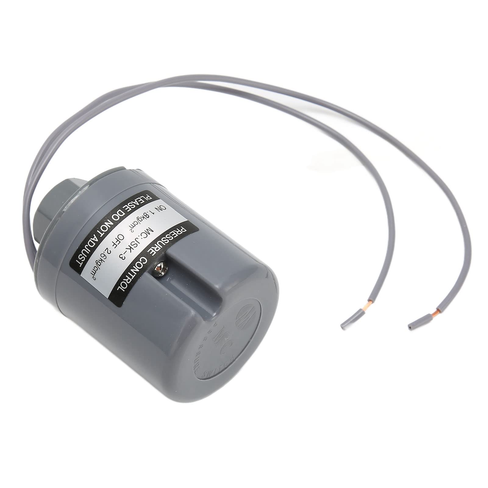 Adjustable Round Water Pump Switch Controller - Self Priming for Internal & External Threaded Elbow Pipes | Ideal for Home, Garden & Industrial Water Systems