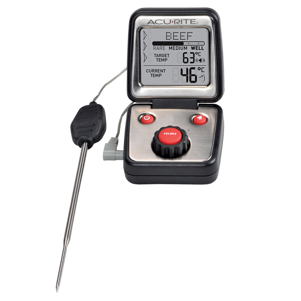 Acurite Digital Cooking and BBQ Thermometer - Wireless Meat Thermometer with Alarm for Grilling, Smoking, Baking & Roasting - Perfect for Kitchen, Outdoor BBQ & Camping