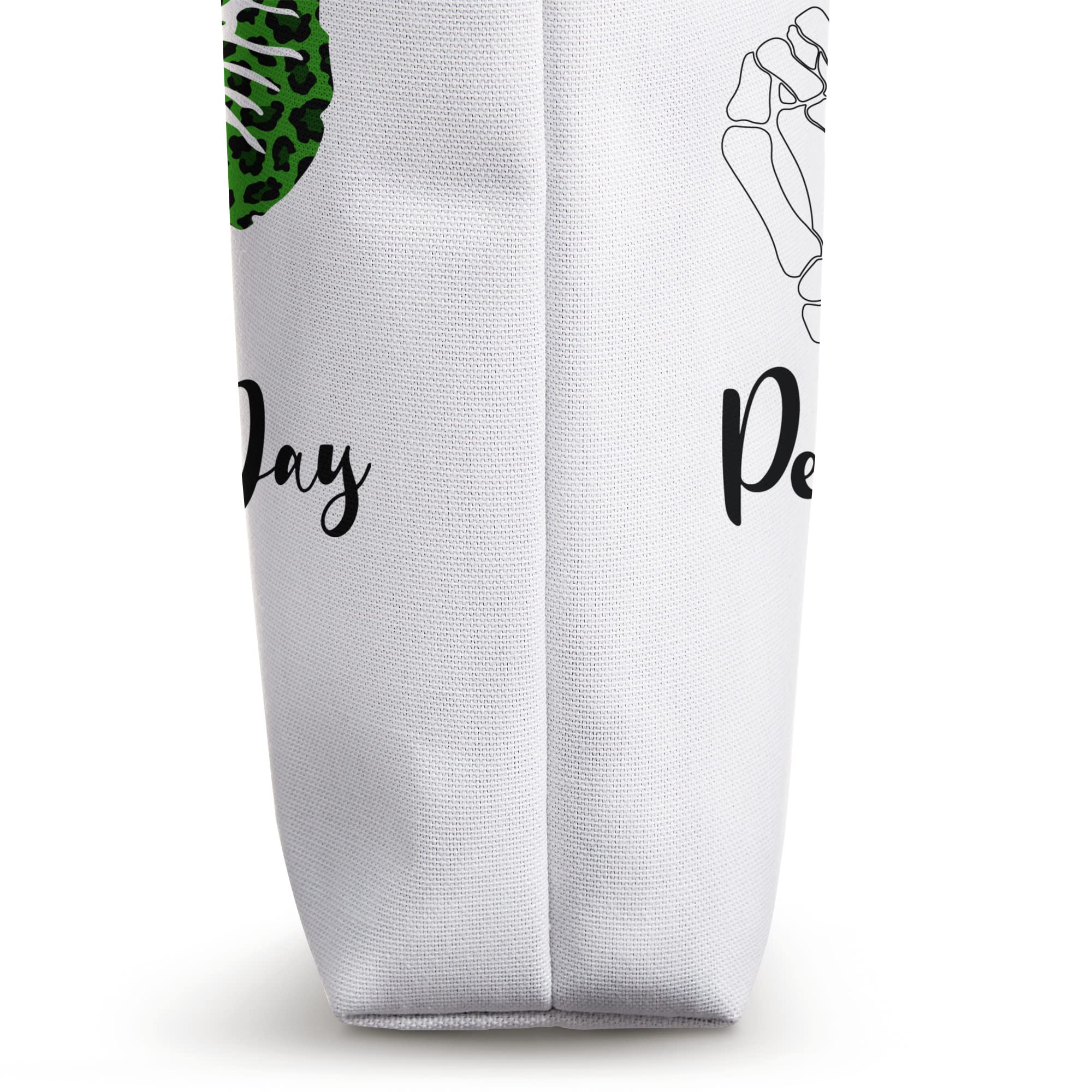 St. Patrick's Day Shamrock Peace Love T-Shirt & Tote Bag Set - Irish Pride Apparel for Parades, Parties & Festive Celebrations