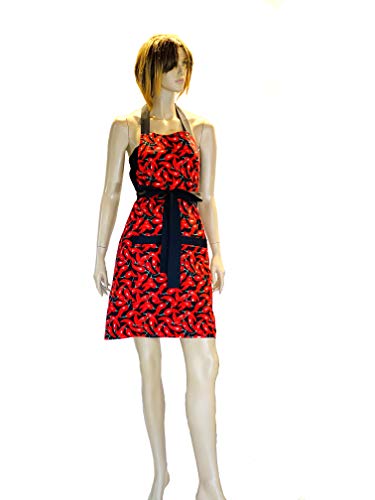Hot Pepper Apron for Kids Ages 6-12 - Adjustable & Fun Kitchen Apron for Cooking, Baking & Arts & Crafts - Perfect Gift for Young Chefs & Creative Kids