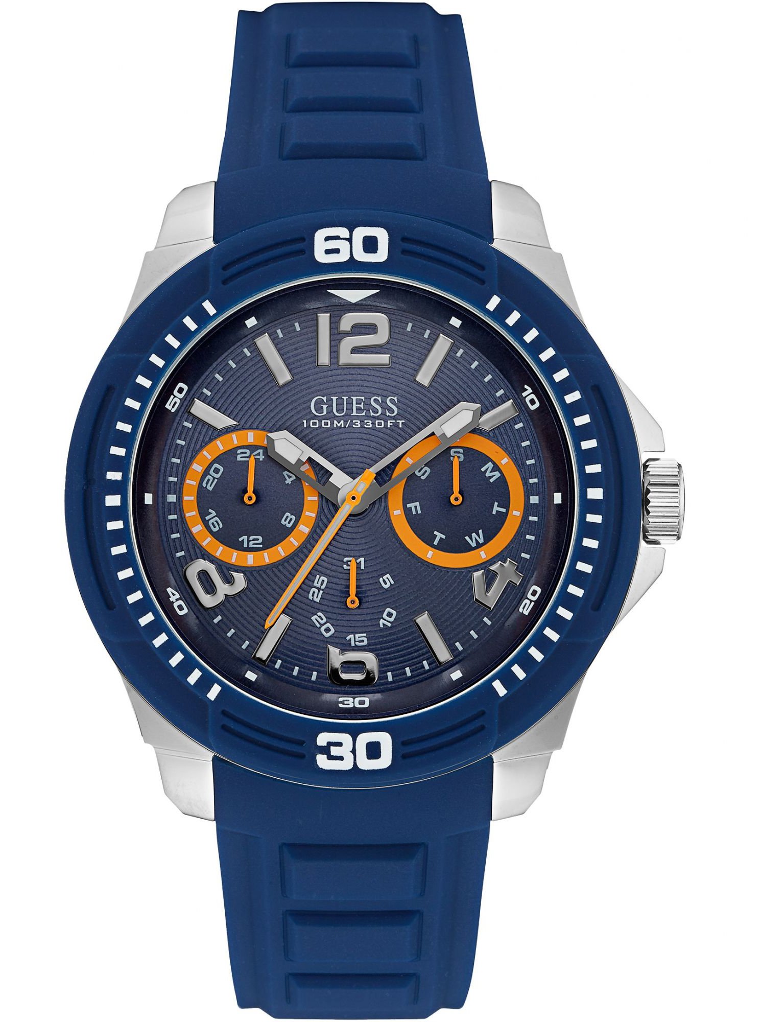 Guess W0967G2 Men's Tread Analog Watch - Stylish Casual & Dress Timepiece for Everyday Wear, Business Attire & Special Occasions