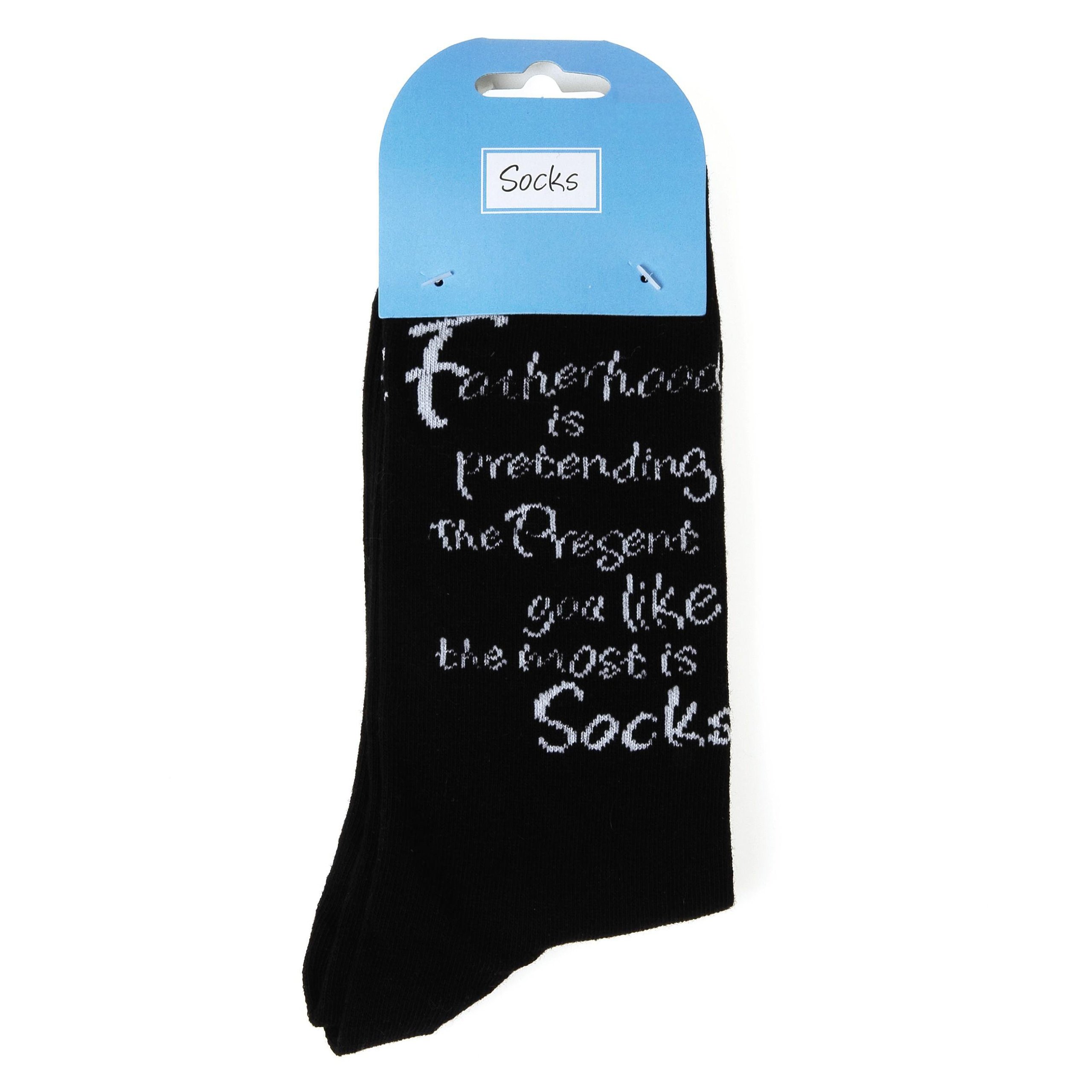 Grandpa Socks - Funny Embroidered Novelty Gift Socks for Dad | Best Father's Day, Birthday & Christmas Present | Comfortable Cotton Socks for Home, Office & Casual Wear